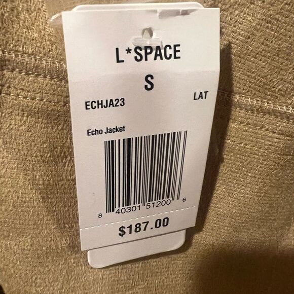 NWT L*Space‎ women's Echo vegan leather jacket size small - Picture 10 of 10